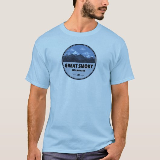 T-shirt Grand Smoky Mountains Camping (Devant)
