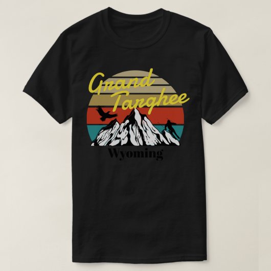 T-shirt Grand Targhee ski Wyoming 2 (Design devant)