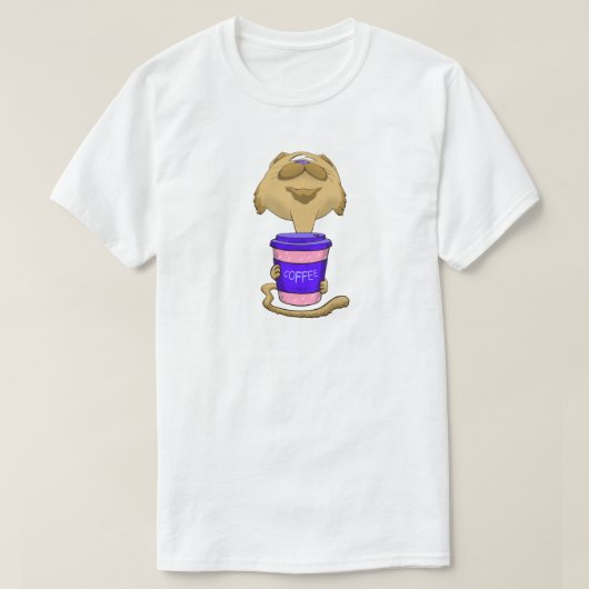 T-shirt Grand Tête Café (Design devant)