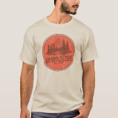 T-shirt Grand Teton mountains National Park Wyoming (Devant)