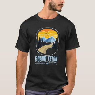 T-shirt Grand Teton National Park Randonnée Wyoming Vacanc