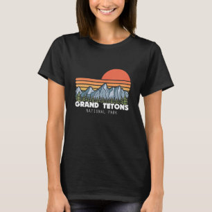 T-shirt Grand Teton National Park Wyoming Souvenir Mountai
