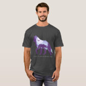 T-shirt Grand Teton National Park Wyoming Wolf (Devant entier)