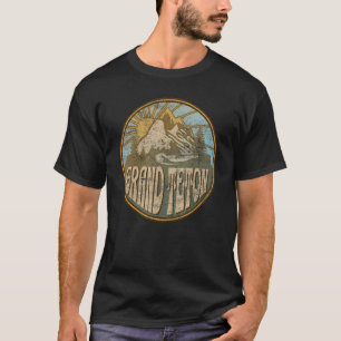 T-shirt Grand Teton Wyoming Nature Mountains Randonnée Out