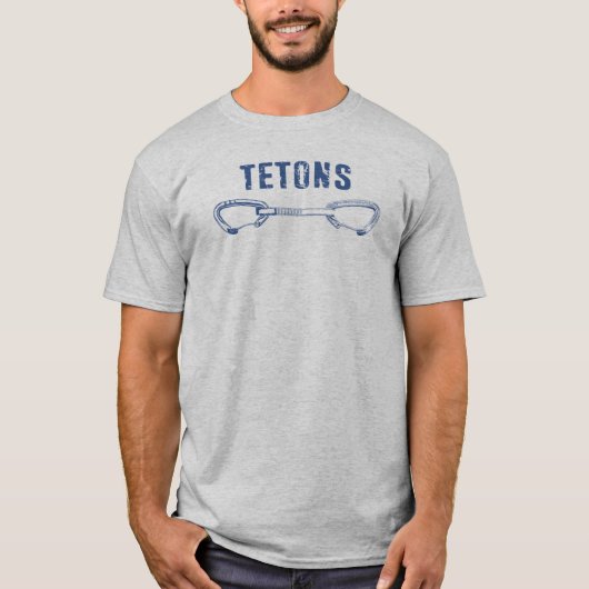 T-shirt Grand Tetons Escalade Quickdraw (Devant)