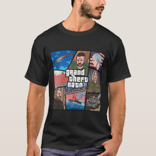 T-shirt Grand Theft Nato Ukraine Contre-Offensive Guerre P