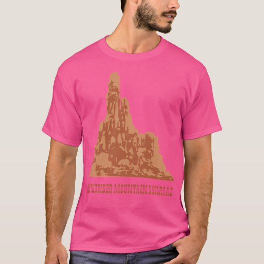 T-shirt Grand Thunder Mountain Railroad Design (Devant)