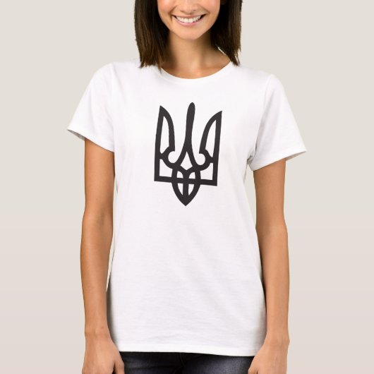 T-shirt grand trident ukrainien (Tryzub) (Devant)