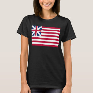 T-shirt Grand Union, 1ère drapeau USA des colonies manches