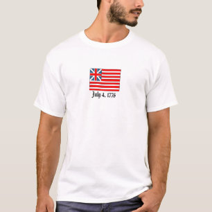T-shirt Grand Union Flag, le 4 juillet 1776