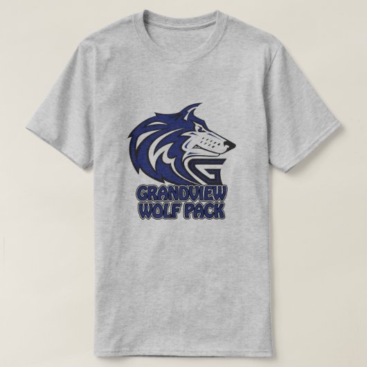 T-shirt Grand-View High School Wolf Pack T (Design devant)