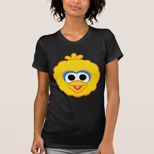 T-shirt Grand visage souriant d'oiseau (Devant)