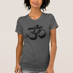 T-shirt Grand yoga grunge de spiritualité de symbole d'OM