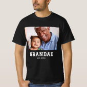 T-shirt Grandad Established Bold Photo (Devant)