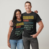 T-shirt Grandad Knows Everything (Unisexe)