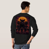 T-shirt grandchat (Dos entier)
