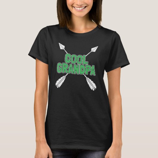 T-shirt Granddad Bowman Bow Arrow Archer Cool Gr (Devant)