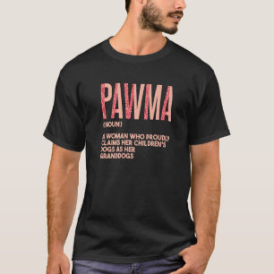 T-shirt Granddogs Best Dog Grandma Pawma  4