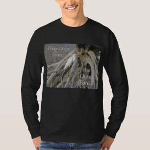 T-shirt Grande aigrette (Ardea alba) OBX Banques extérieur