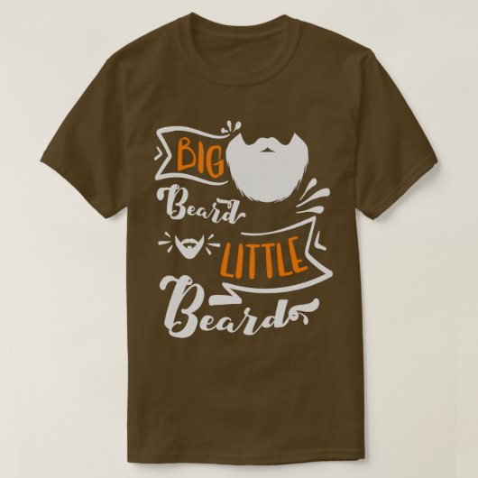 T-shirt Grande Barbe Petite barbe 1 (Design devant)