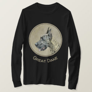 T-shirt Grande Danse (Brindle) Peinture - Art Chien origin