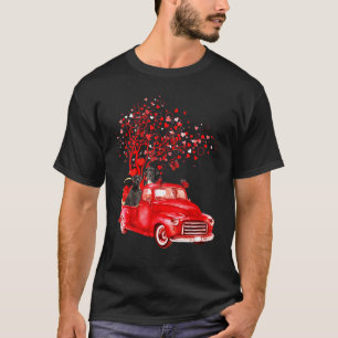 T-shirt Grande Danse Riding Camion Rouge Saint-Valentin Pa