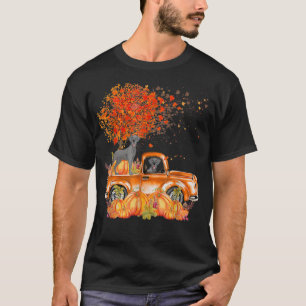 T-shirt Grande Danse Truck Citrouille Automne Feuilles aut
