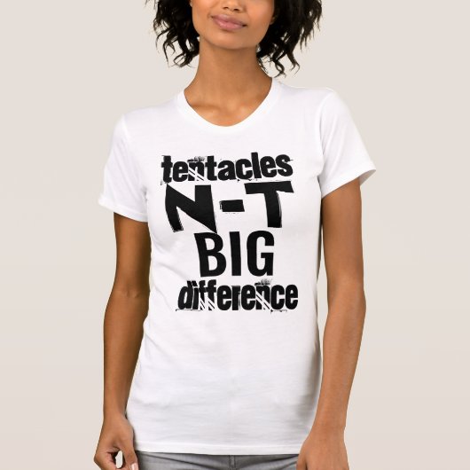 T-shirt Grande différence des tentacules… N T… (Devant)