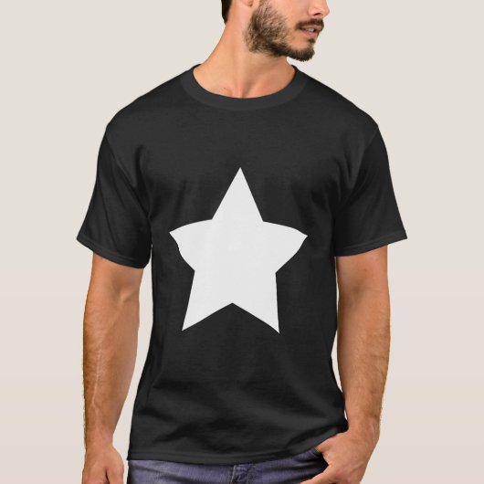 T-shirt Grande étoile blanche (Devant)