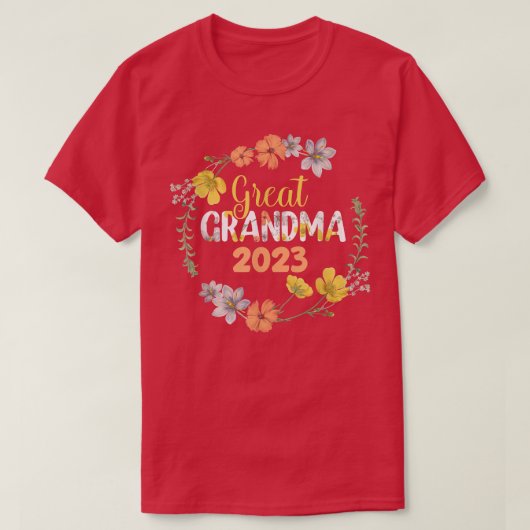 T-shirt Grande grand-mère 2023 pour la Faire-part de gross (Design devant)