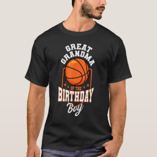 T-shirt Grande Grand-Mère Du Thème De Basket-Ball Pour Enf