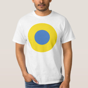 T-shirt GRANDE IMPRIMER Roundel de l'armée de l'air ukrain