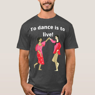 T-shirt Grande inspiration de danse, motivation des danseu