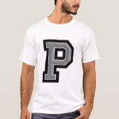 T-shirt Grande lettre P (Devant)