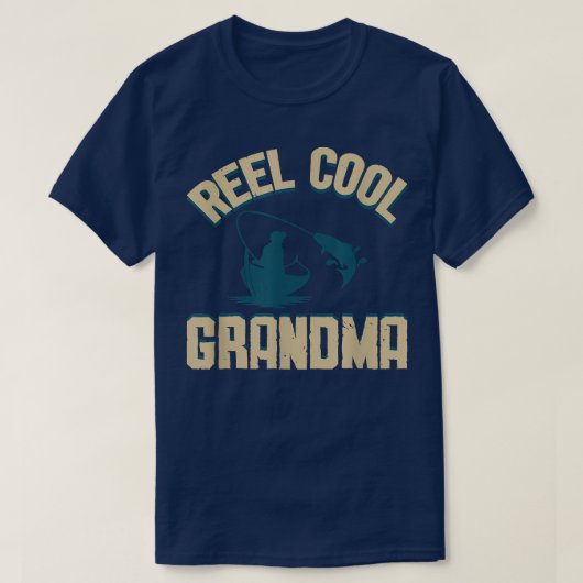 T-shirt Grande-mère Cool de rouleaux (Design devant)