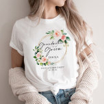 T-shirt Grande-Mère De La Salle De Sport En Fleurs Vides<br><div class="desc">Vous cherchez la collection parfaite de t-shirt de la fête de la mariée? Ne cherchez pas plus loin que notre belle collection de couronnes florales. Doté d'une écriture de calligraphie chic qui dit "Grand-mère de la chambre" avec les noms des demoiselles d'honneur personnalisées sur chaque chemise. Notre collection est parfaite...</div>