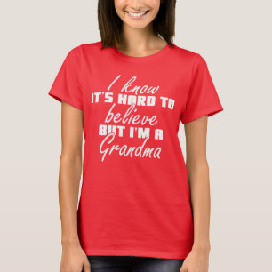 T-shirt Grande-mère qui dit l'idée d'un cadeau à grand-