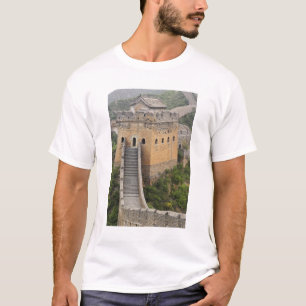 T-shirt Grande Muraille de Chine à Jinshanling, Chine, Asi