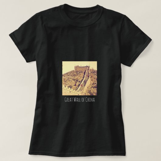 T-shirt Grande Muraille de Chine voyage (Design devant)