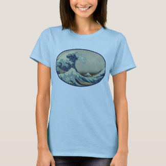 T-shirt Grande pièce en t de la vague de Hokusai
