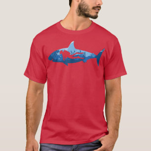 T-shirt Grande Plongée de requin Design Plongée sous-marin