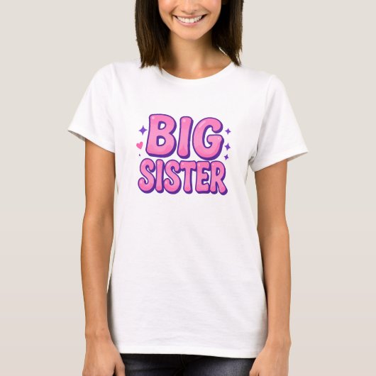 T-shirt grande sœur (Devant)