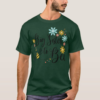 T-shirt Grande Soeur À Être, Mignonne Faire-part De Grosse