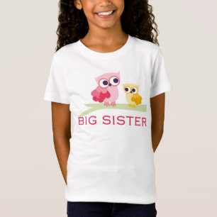 T-Shirt Grande soeur de hibou adorable
