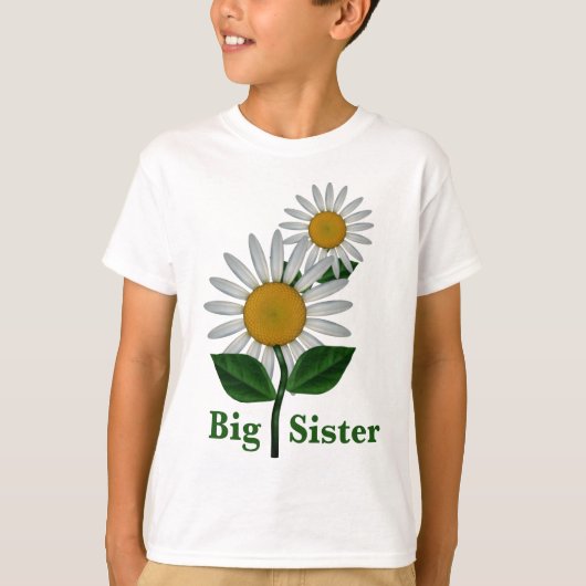 T-shirt Grande soeur de marguerite (Devant)