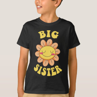 T-shirt Grande Soeur Fleur Mignonne