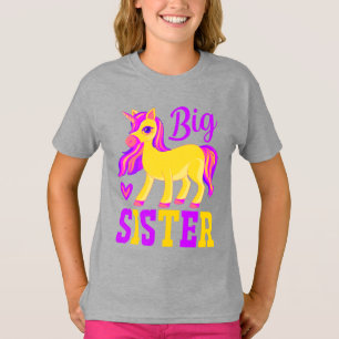 T-shirt Grande soeur licorne magique