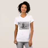 T-shirt grande taille pour dames, l'arbre seul (Devant entier)
