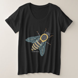 T-shirt grande taille pour femmes - Abeille à miel