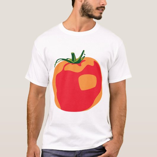 T-shirt Grande tomate rouge (Devant)